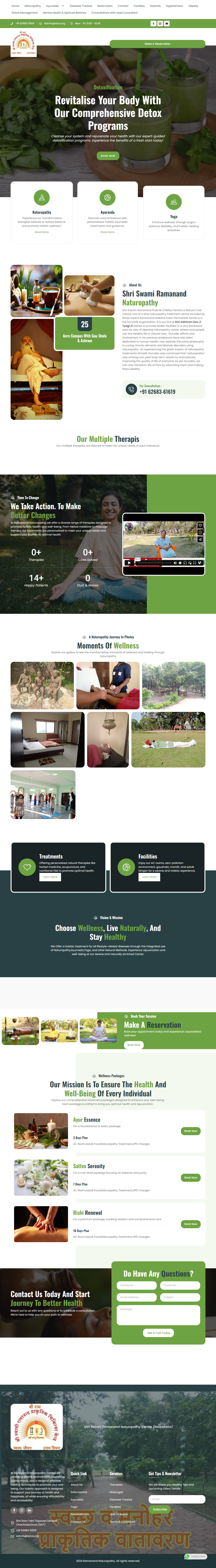 Hospital Website made by Sarvesh Awasthi